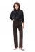 HIGH RISE RELAXED STRAIGHT LEOPARD PRINT PANTS OST5028 COFFEE
