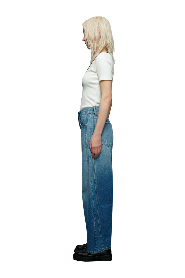 Vintage High Rise Barrel Jeans