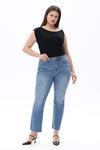 Tailored Mid Rise Bootcut Jeans