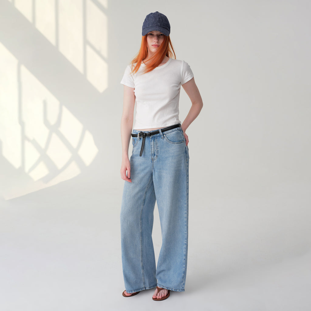 ONESO Effortless High Rise Wide Leg Jeans