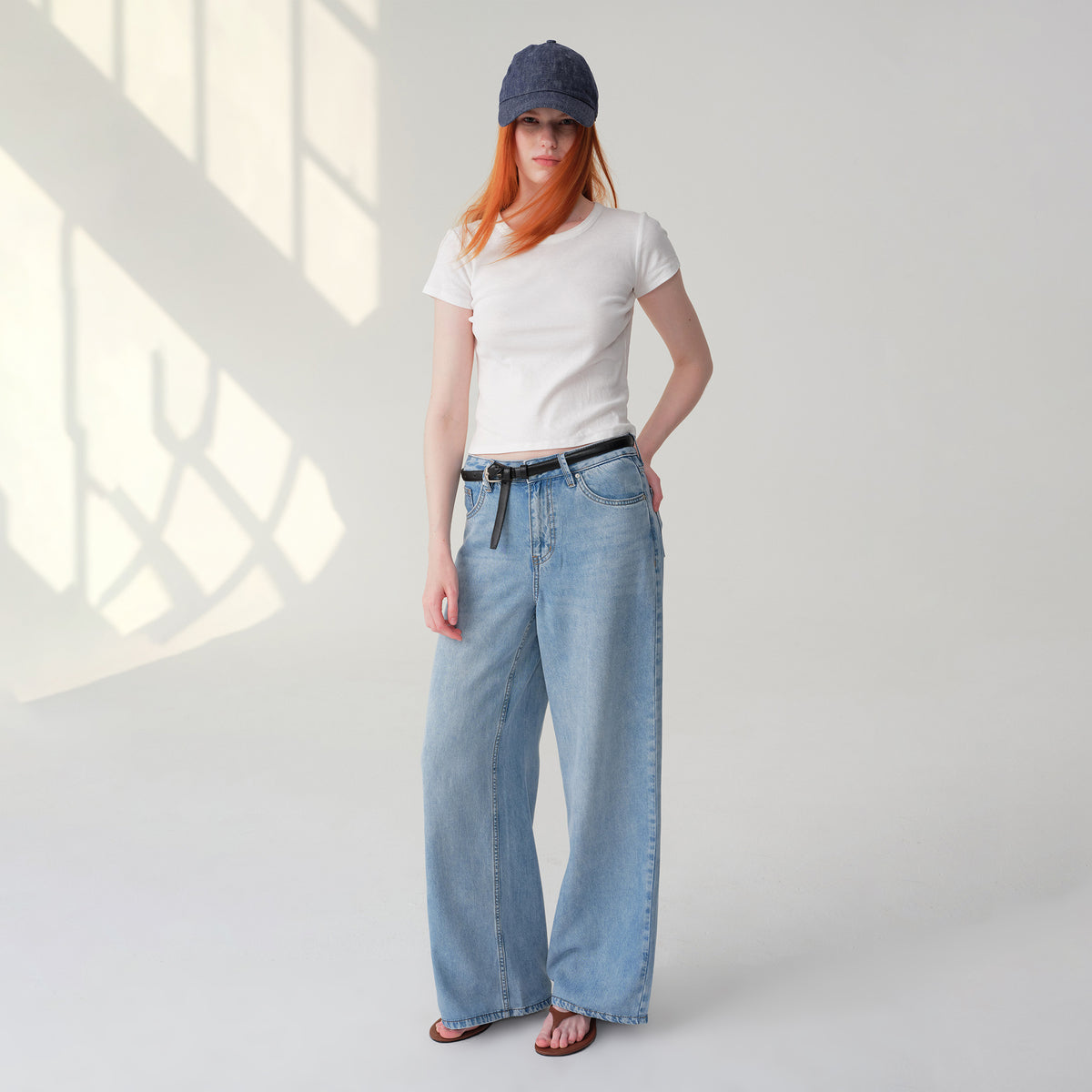 ONESO Effortless High Rise Wide Leg Jeans