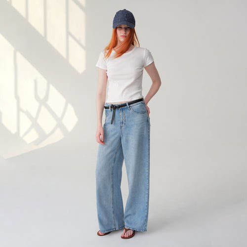 ONESO Effortless High Rise Wide Leg Jeans
