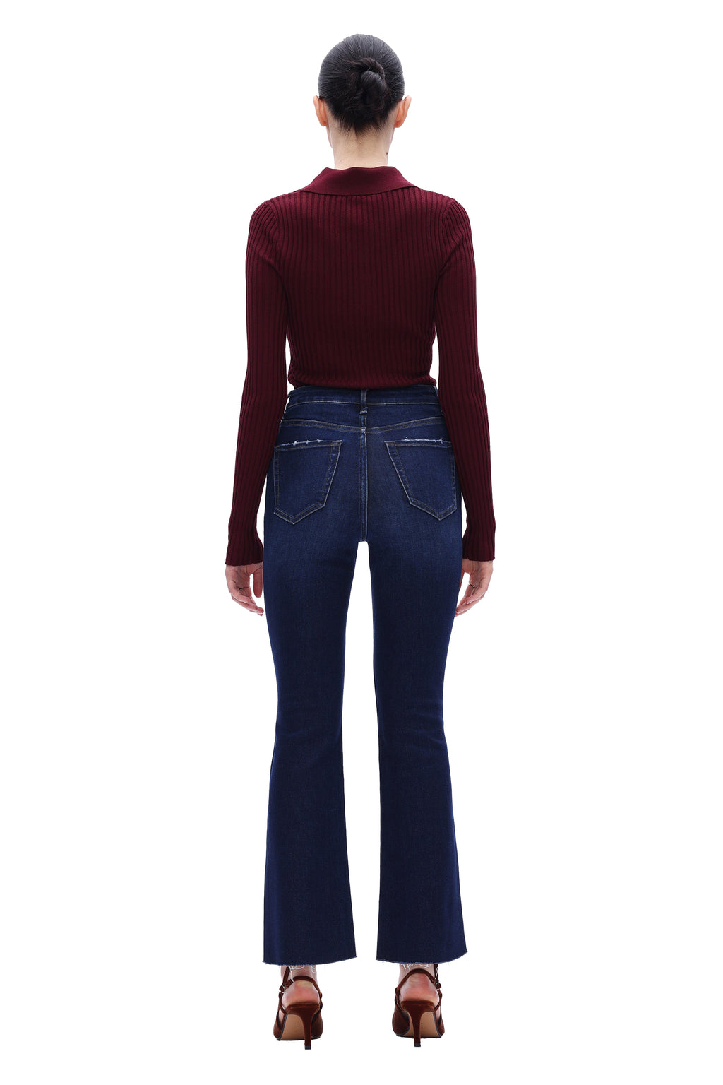 Sleek Americana High Rise Bootcut Jeans
