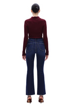 Sleek Americana High Rise Bootcut Jeans