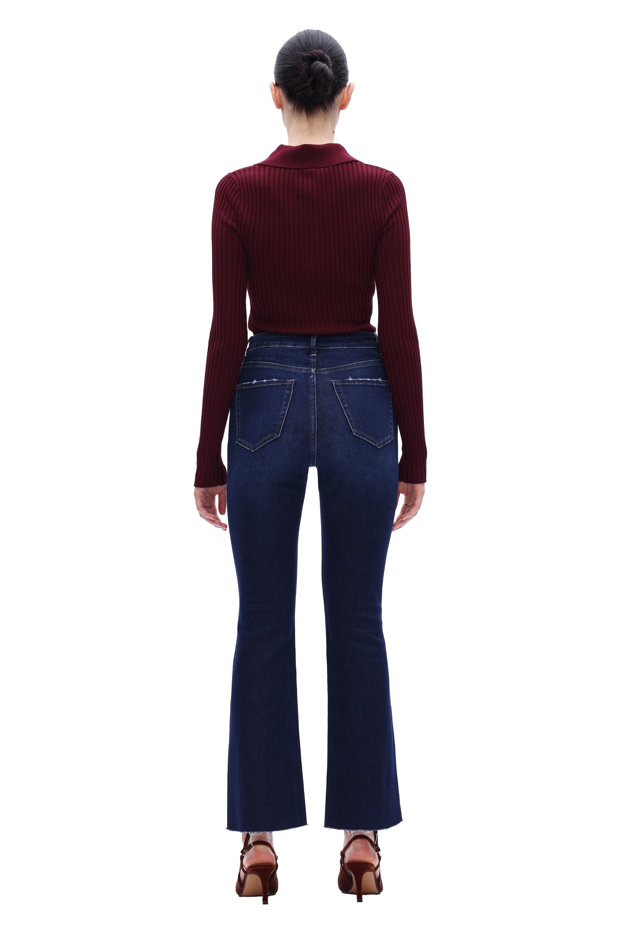 Sleek Americana High Rise Bootcut Jeans