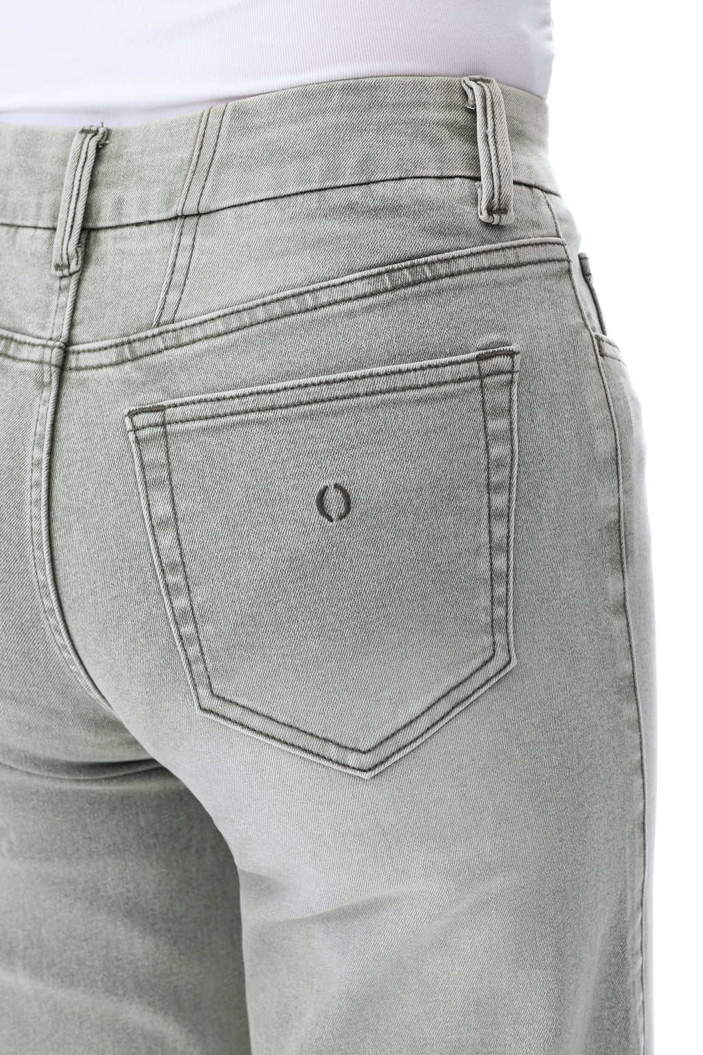 ONESO Effortless Mid Rise Wide Leg Jeans