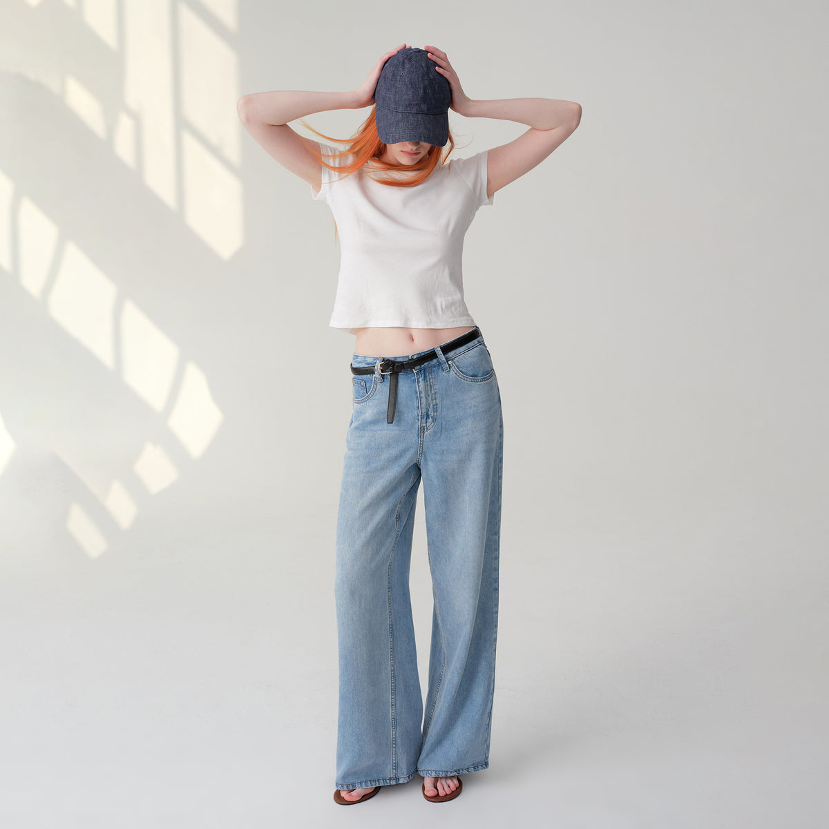 ONESO Effortless High Rise Wide Leg Jeans