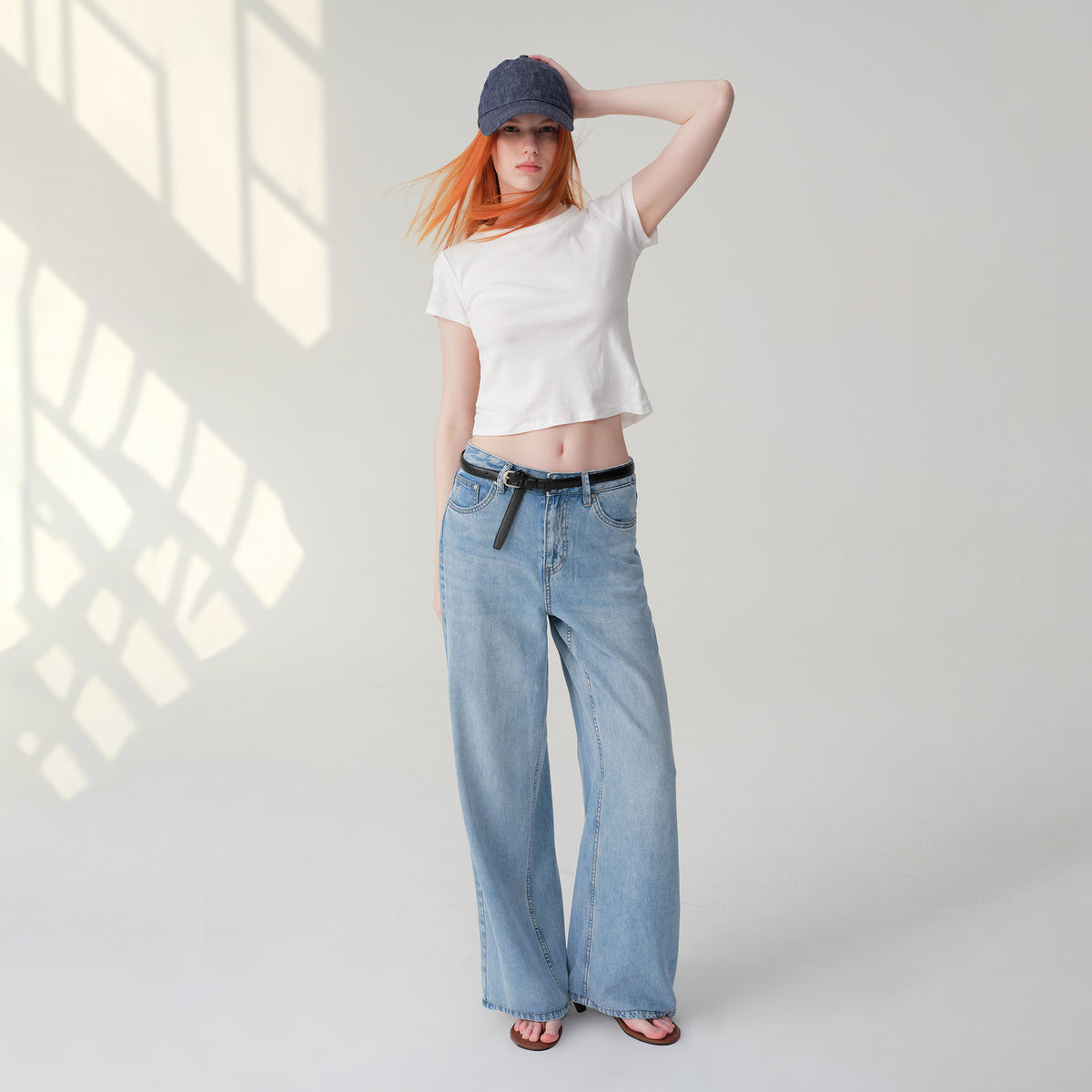 ONESO Effortless High Rise Wide Leg Jeans