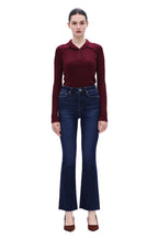 Sleek Americana High Rise Bootcut Jeans