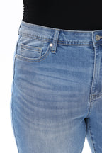 Tailored Mid Rise Bootcut Jeans