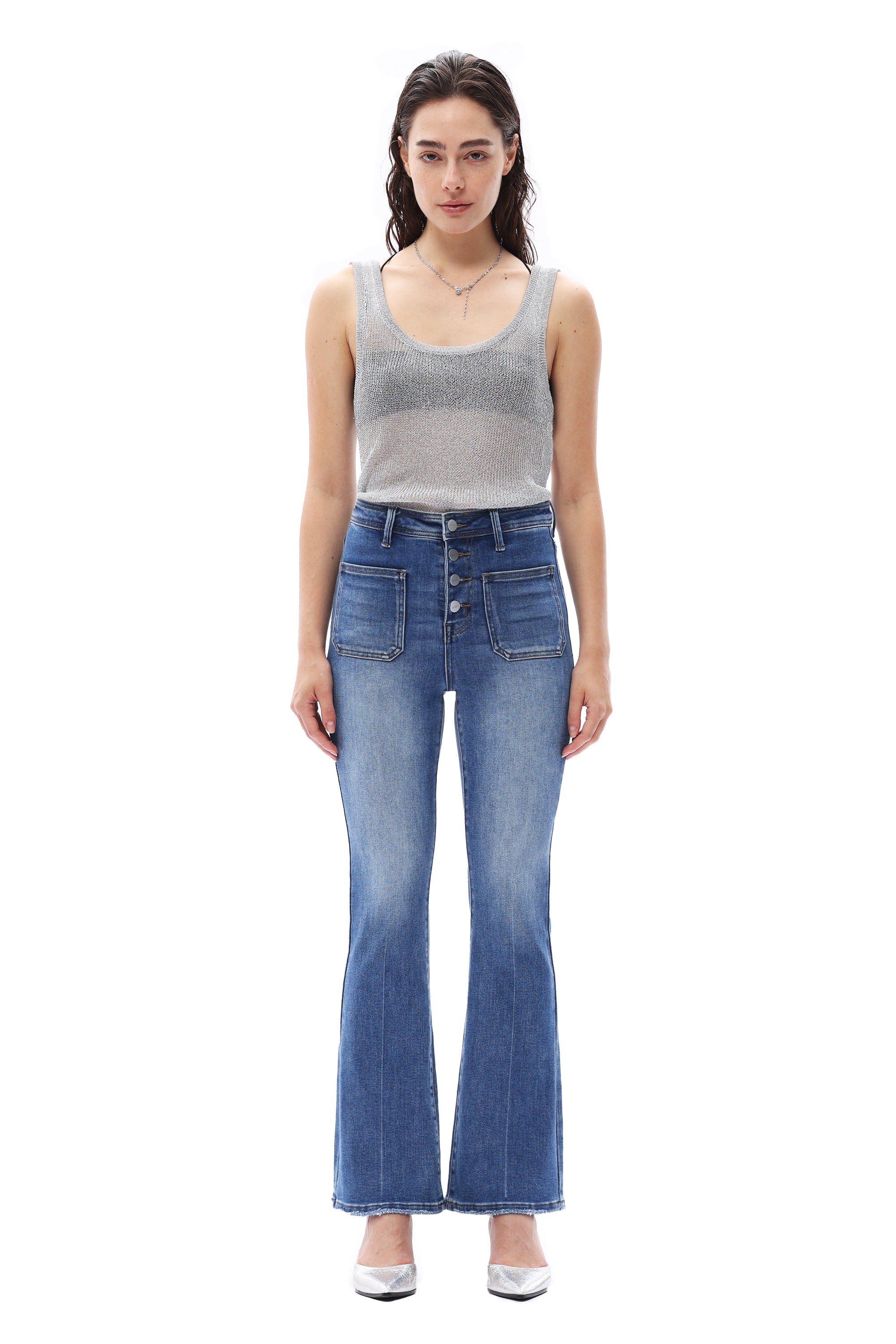Functional High Rise Bootcut Jeans