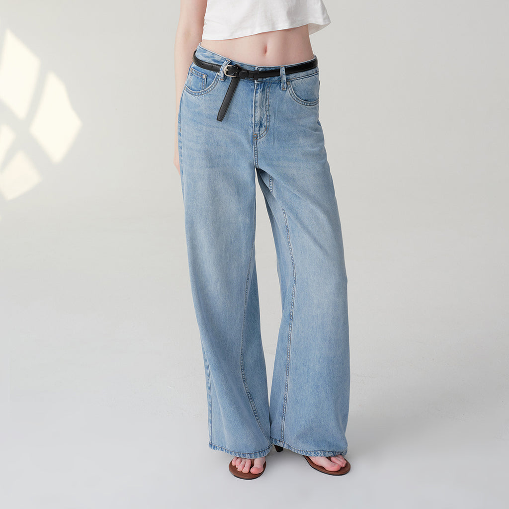 ONESO Effortless High Rise Wide Leg Jeans