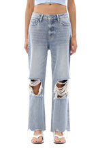 Edgy 90s High Rise Straight Jeans