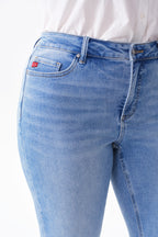 ONESO Effortless Mid Rise Straight Jeans