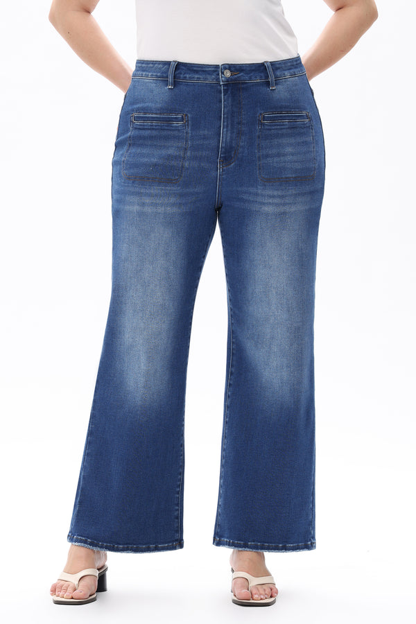 Functional High Rise Straight Jeans