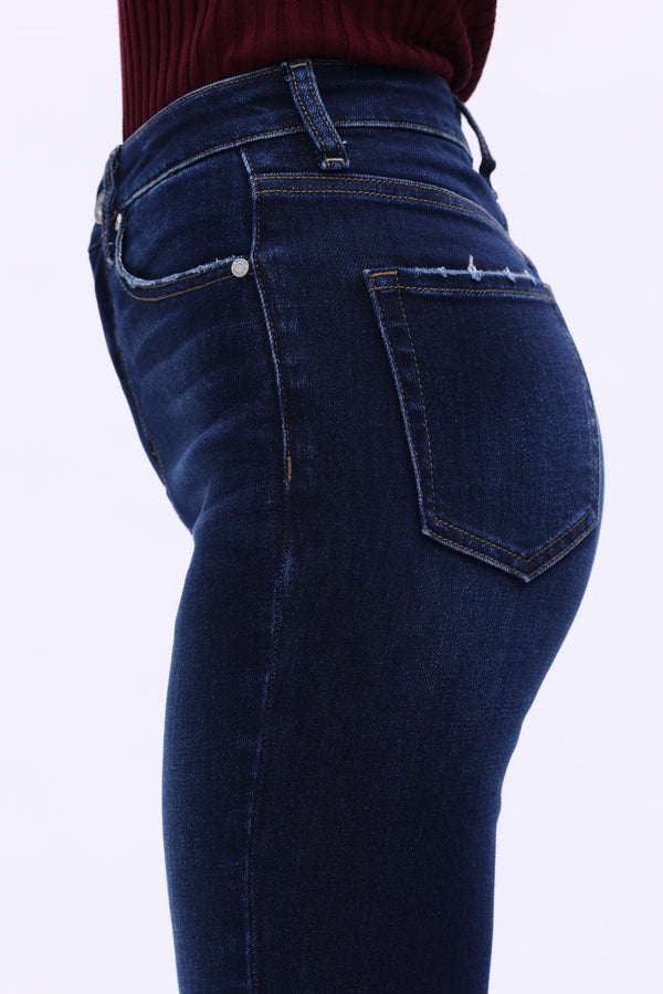 HIGH RISE BOOTCUT DENIM JEANSOSF1137