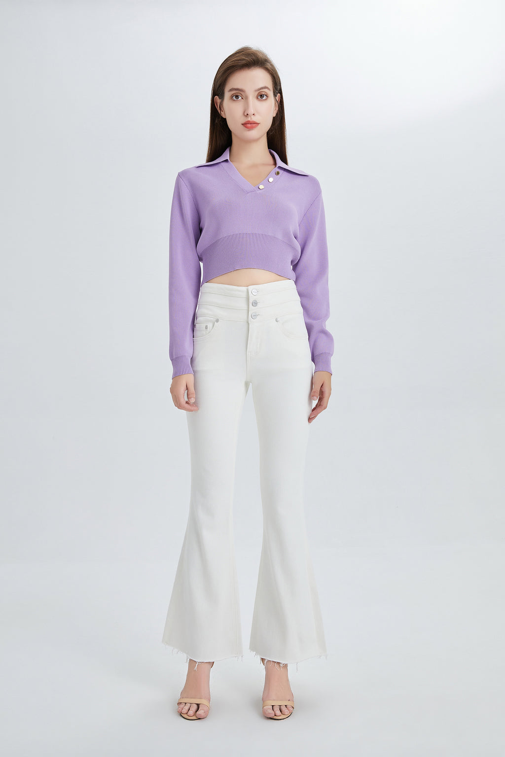 Chic High Rise Flare Jeans