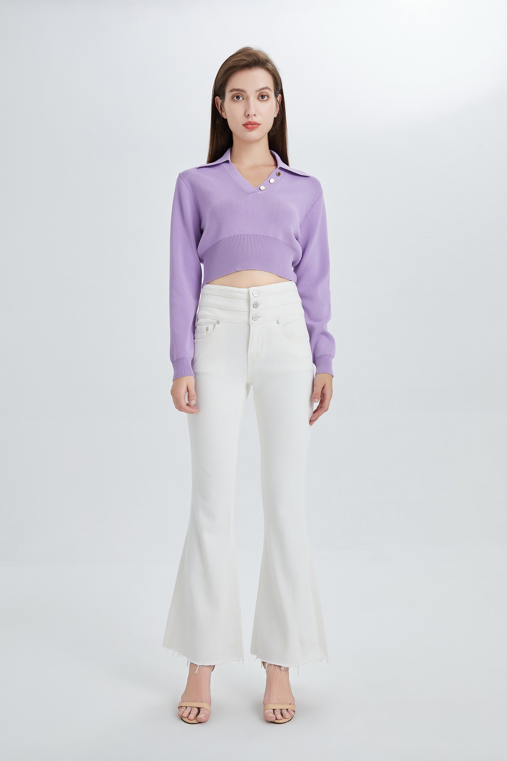 Chic High Rise Flare Jeans