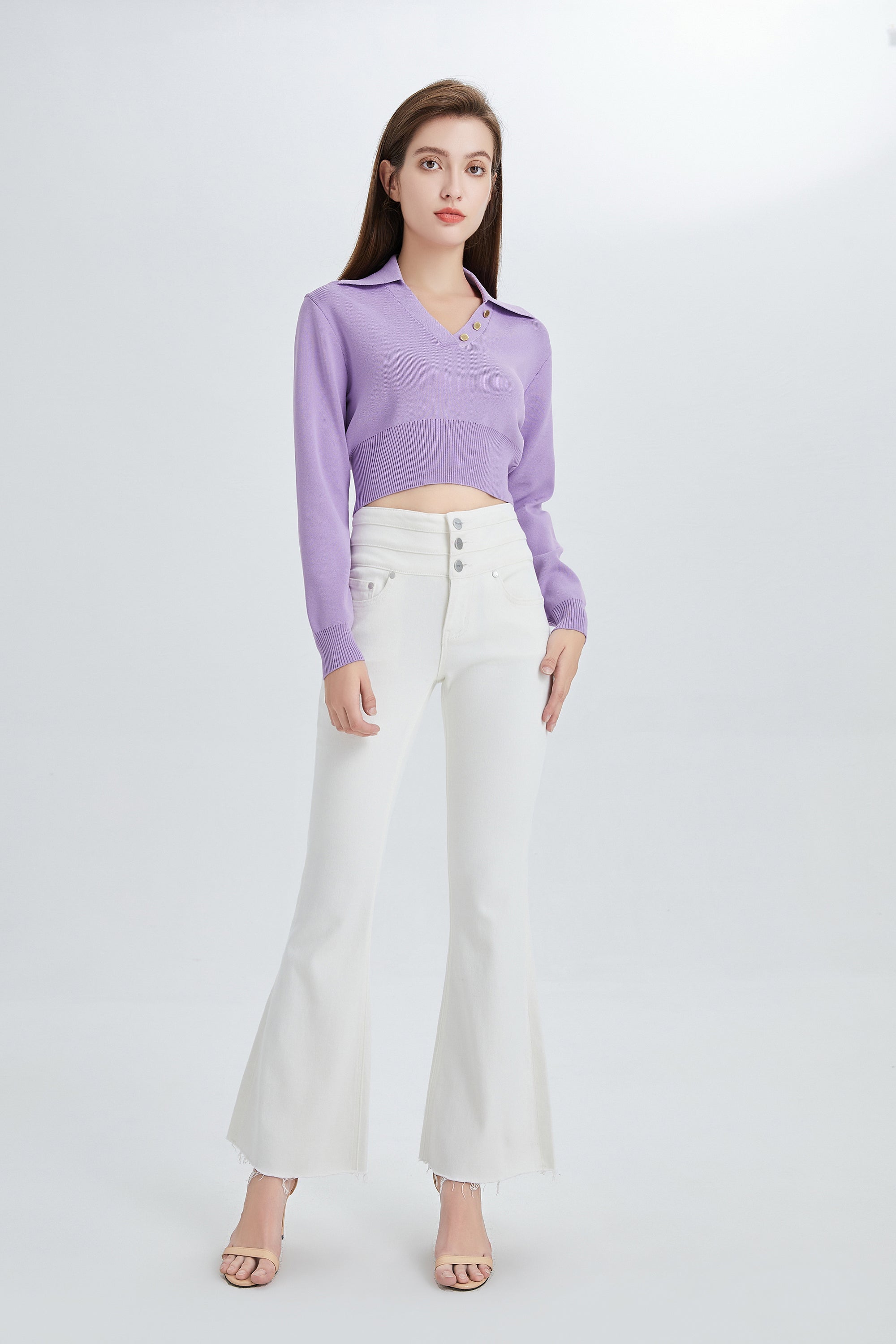 Chic High Rise Flare Jeans
