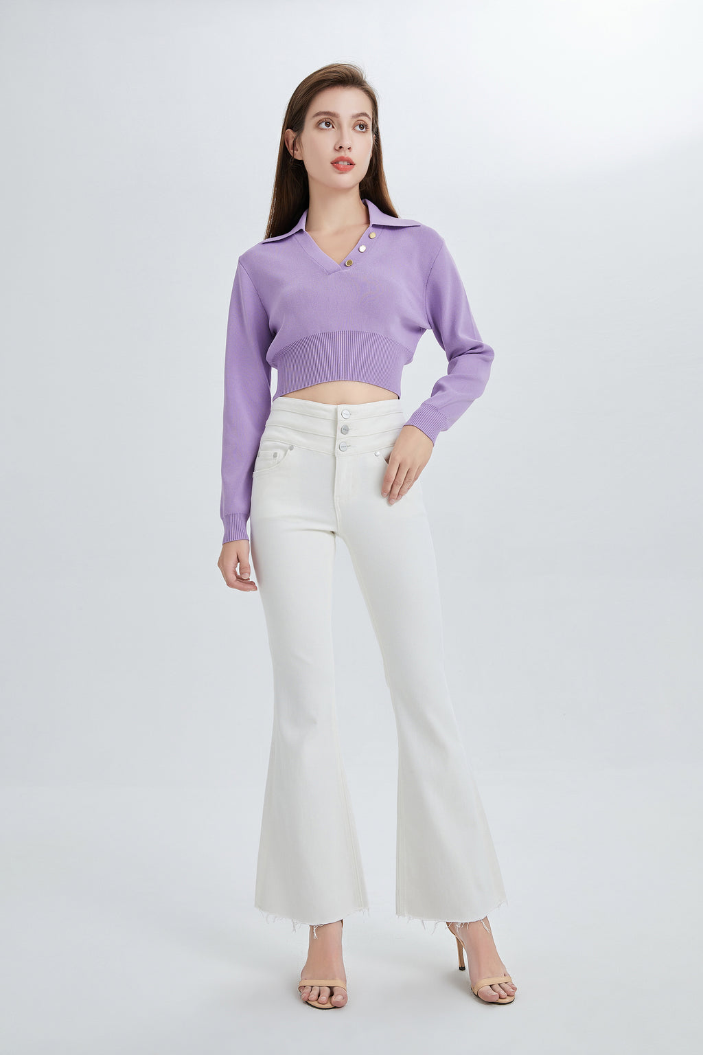 Chic High Rise Flare Jeans