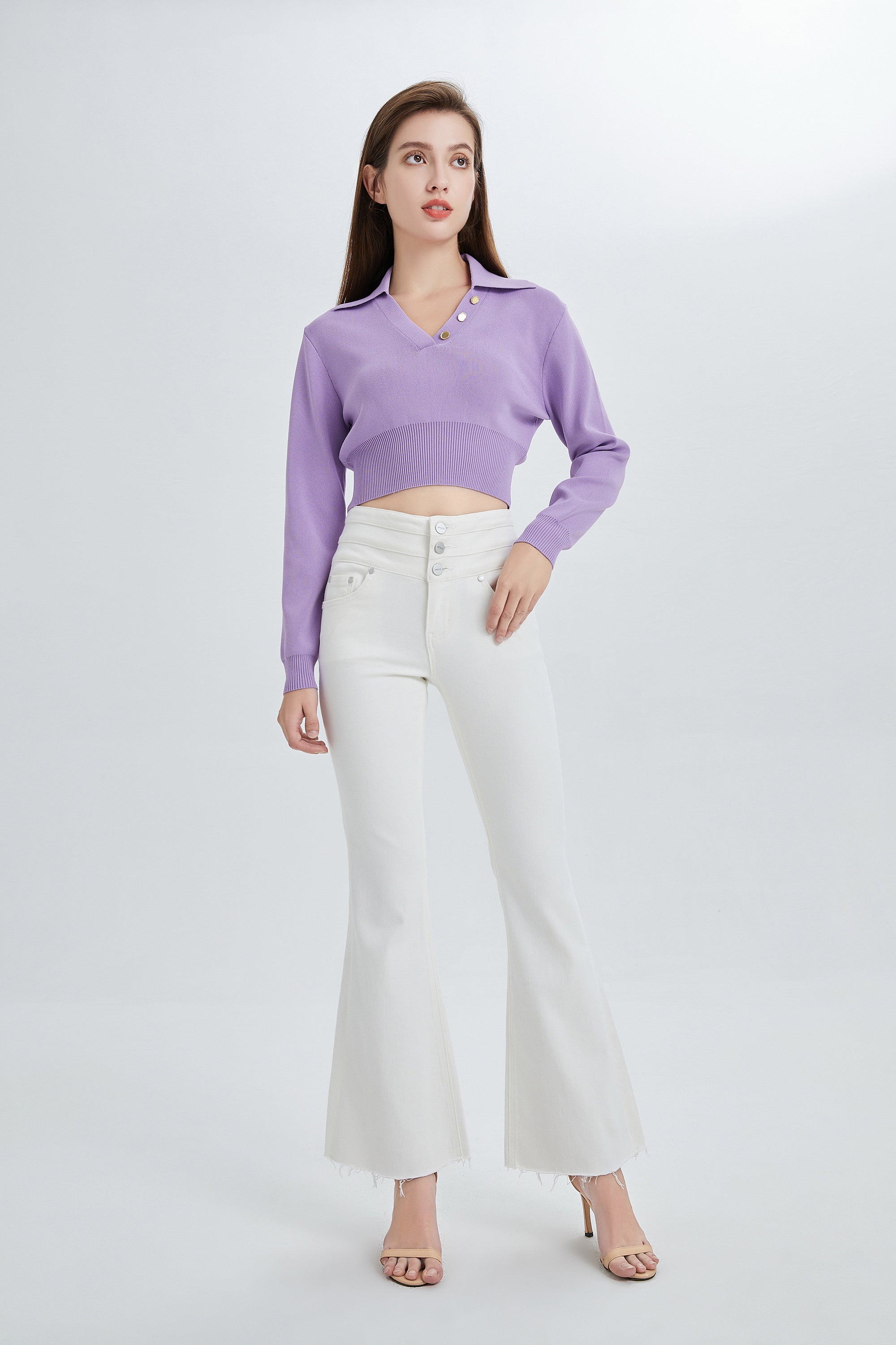 Chic High Rise Flare Jeans