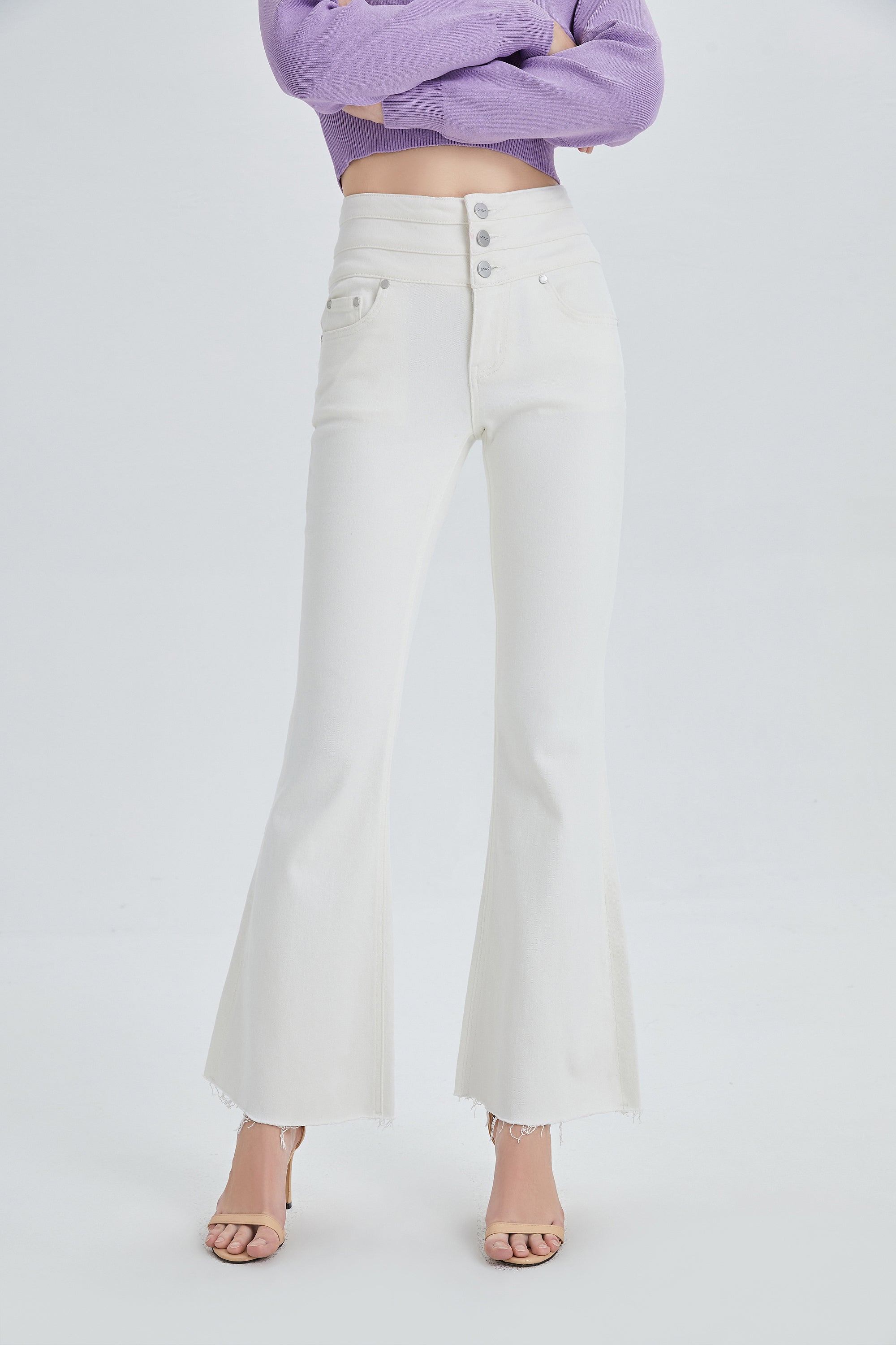 Chic High Rise Flare Jeans