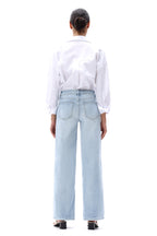 ONESO Effortless Coastal Mid Rise Wide Leg Jeans