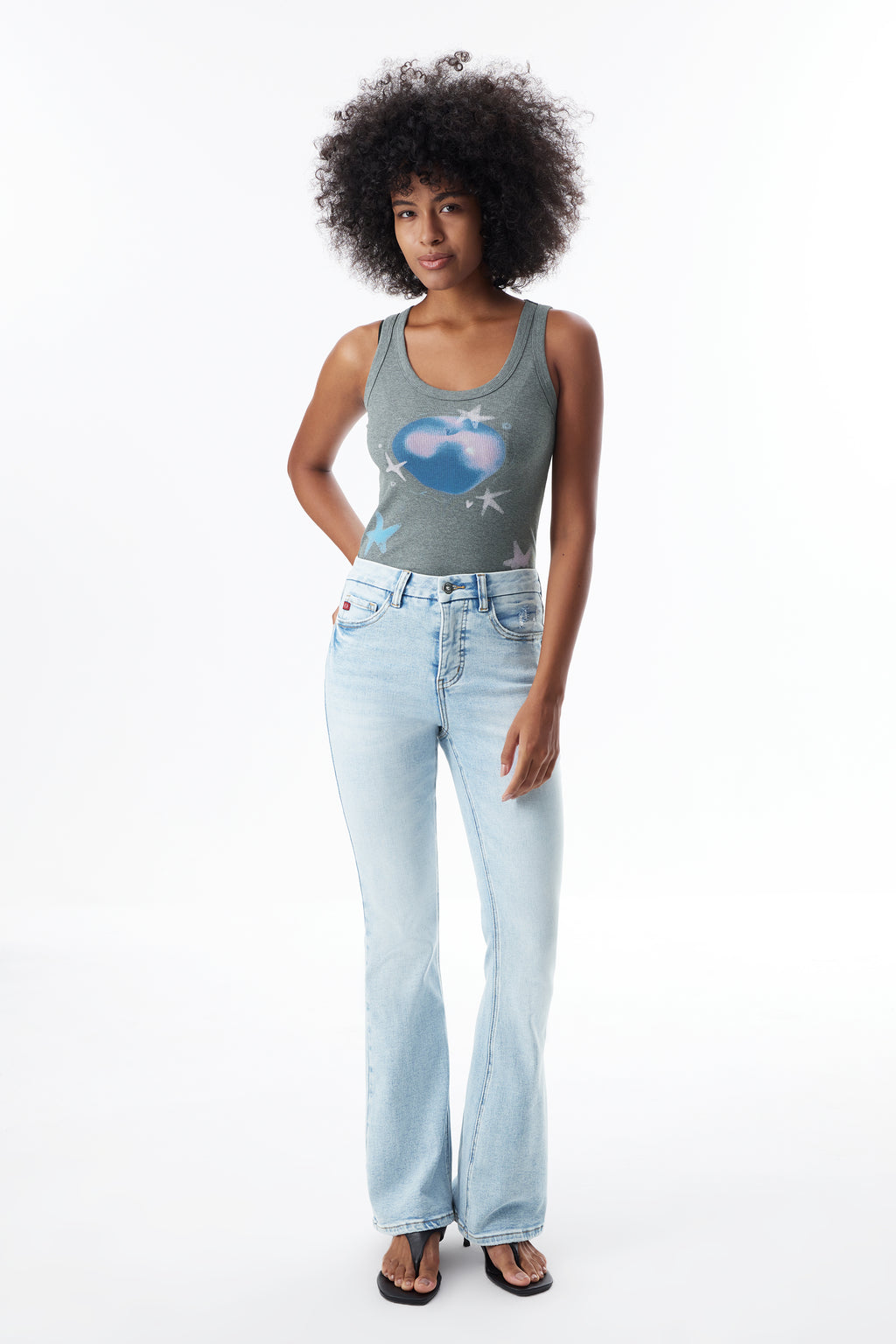 ONESO Vintage High Rise Bootcut Jeans
