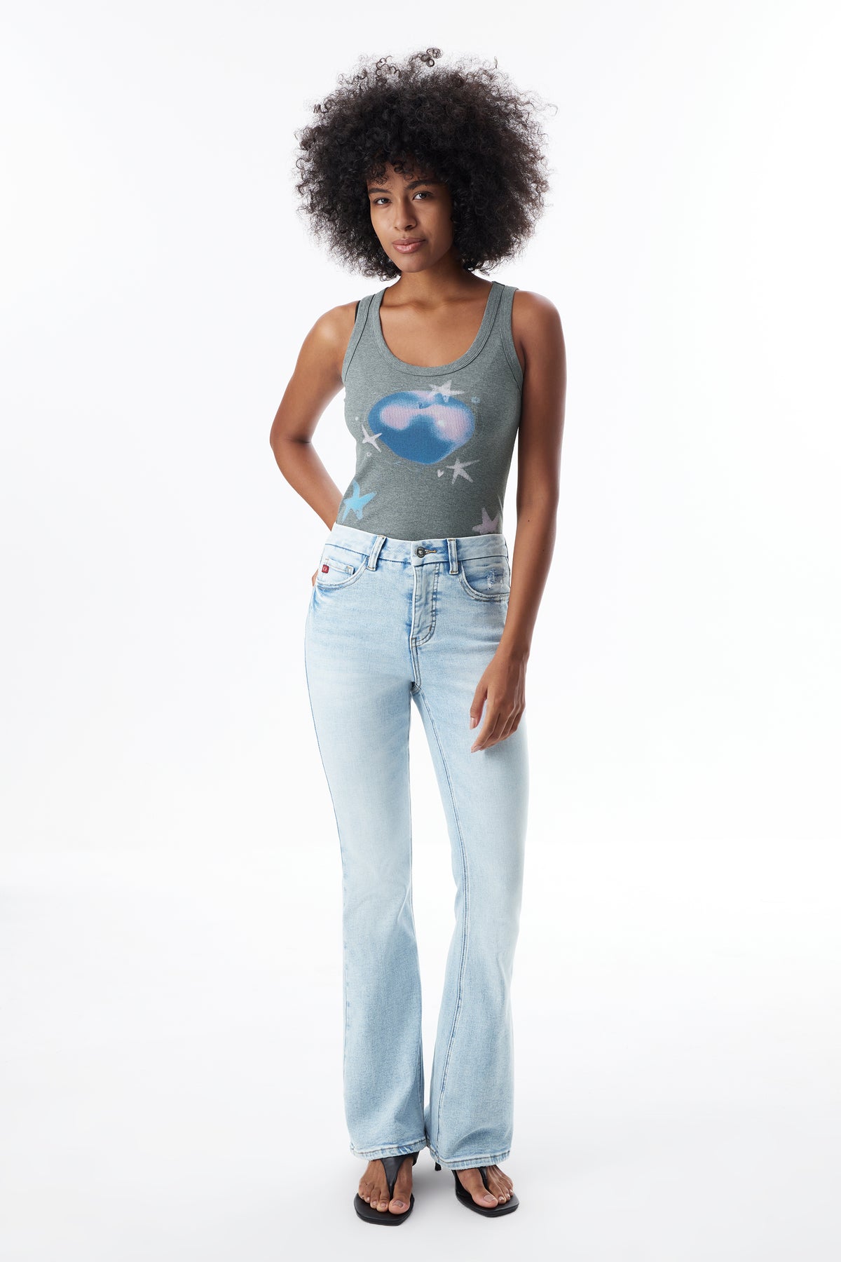 ONESO Vintage High Rise Bootcut Jeans