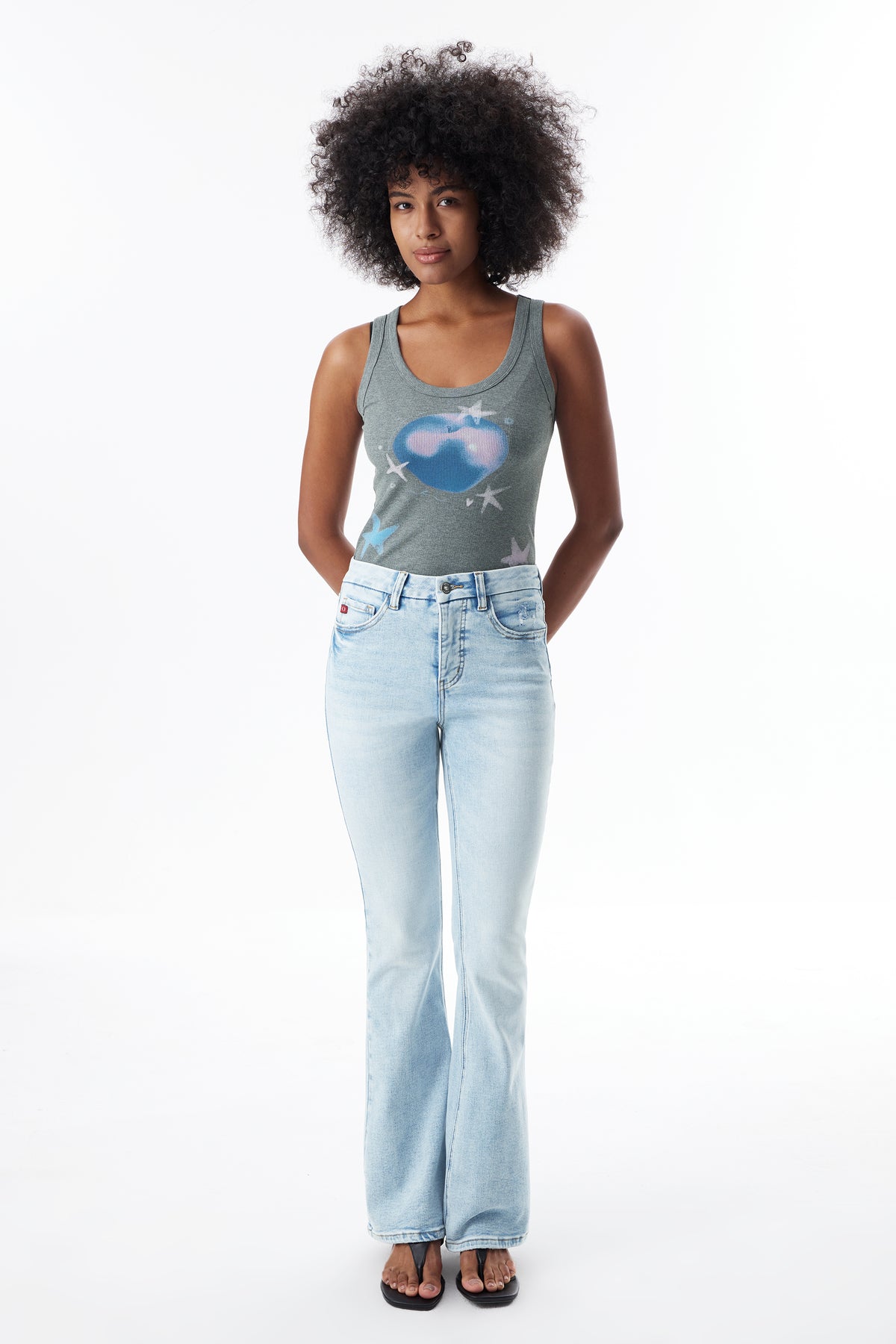 ONESO Vintage High Rise Bootcut Jeans