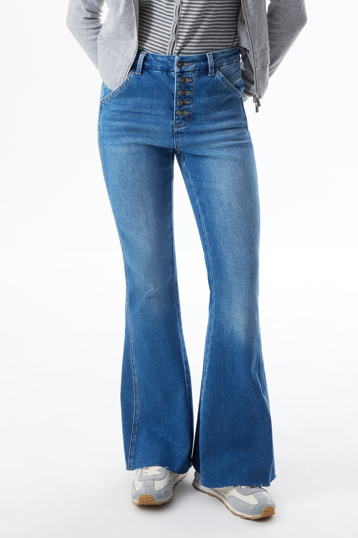 ONESO Sleek High Rise Flare Jeans