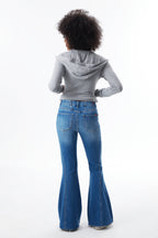 ONESO Sleek High Rise Flare Jeans