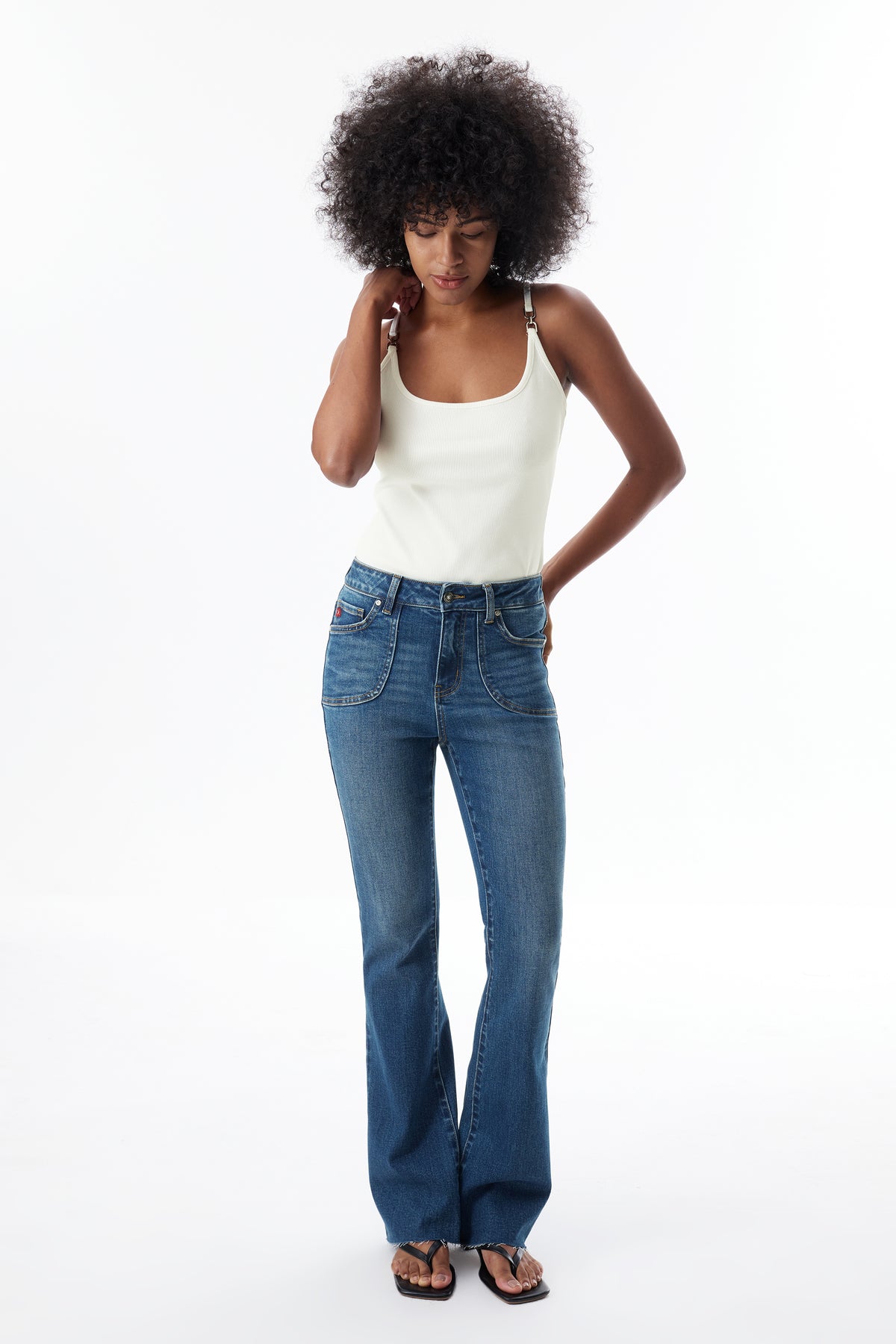 ONESO Vintage High Rise Bootcut Jeans