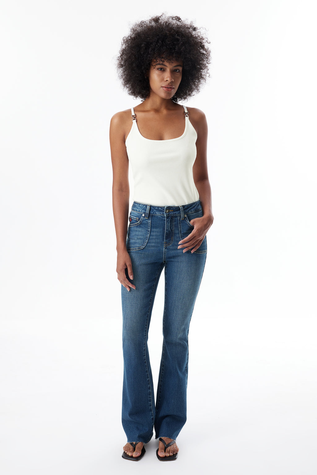 ONESO Vintage High Rise Bootcut Jeans