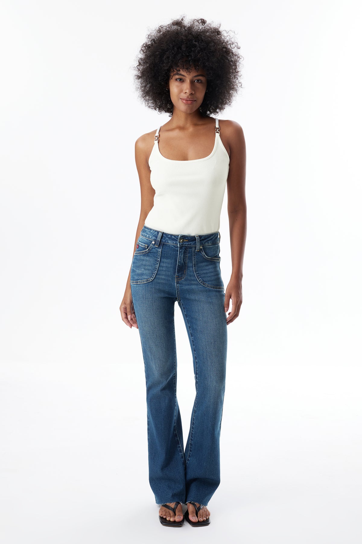 ONESO Vintage High Rise Bootcut Jeans