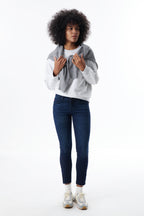 ONESO Low Rise Cropped Skinny Jeans