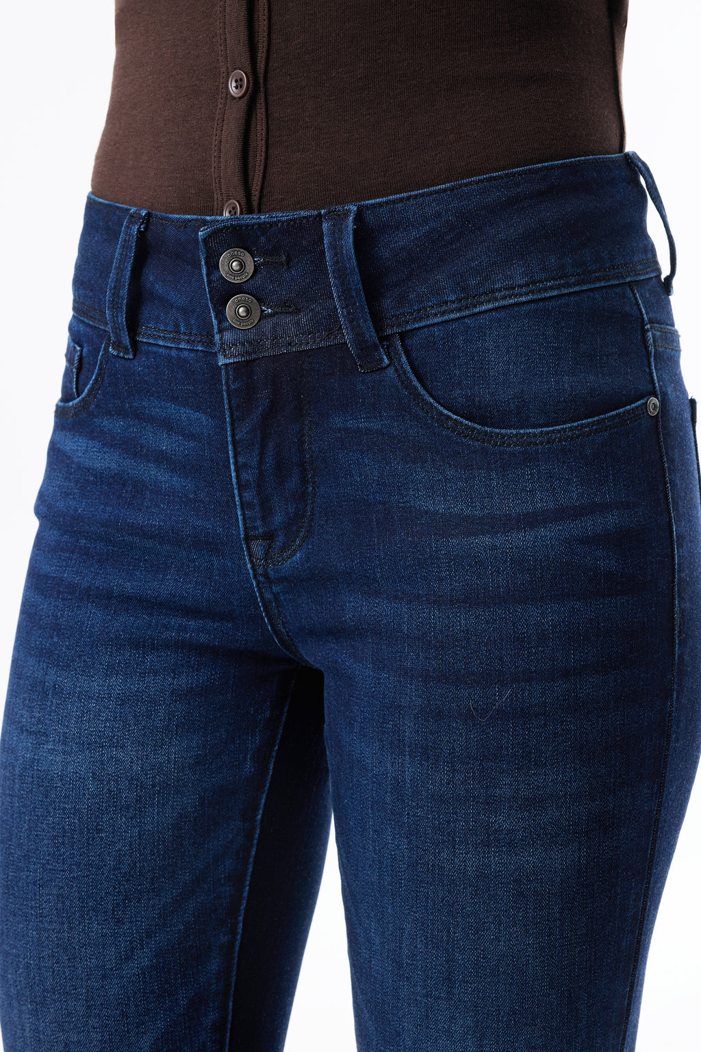 ONESO Low Rise Cropped Skinny Jeans