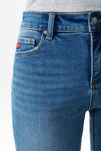ONESO Effortless Mid Rise Straight Jeans