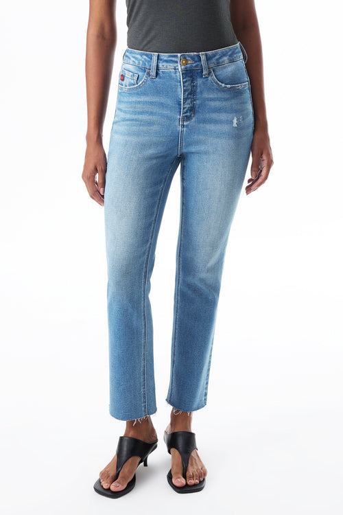ONESO Chic High Rise Straight Jeans