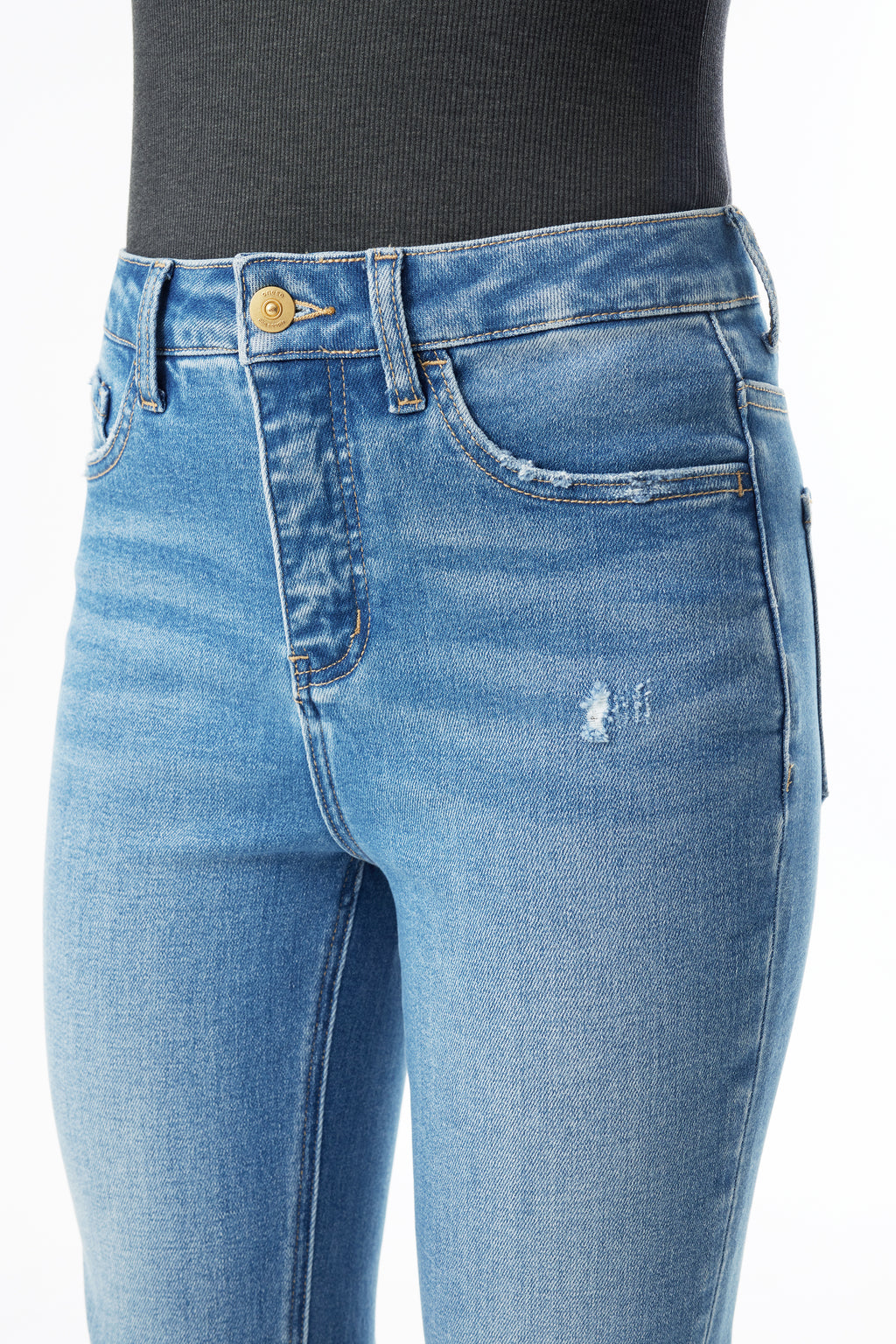 ONESO Chic High Rise Straight Jeans