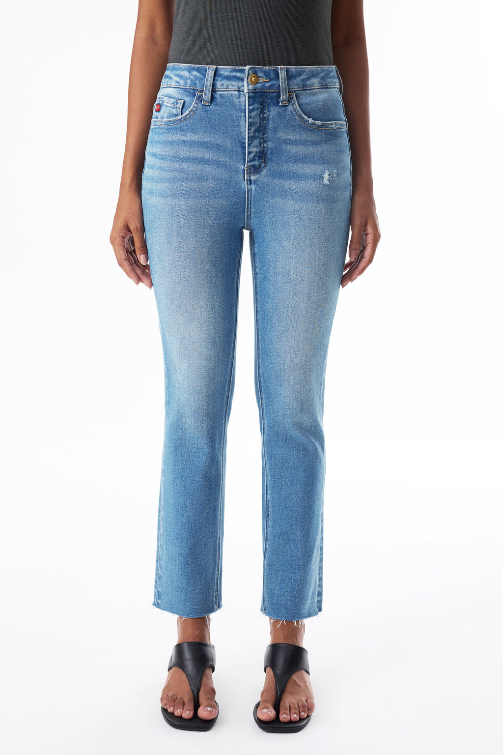 ONESO Chic High Rise Straight Jeans