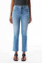 ONESO Chic High Rise Straight Jeans