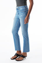 ONESO Chic High Rise Straight Jeans