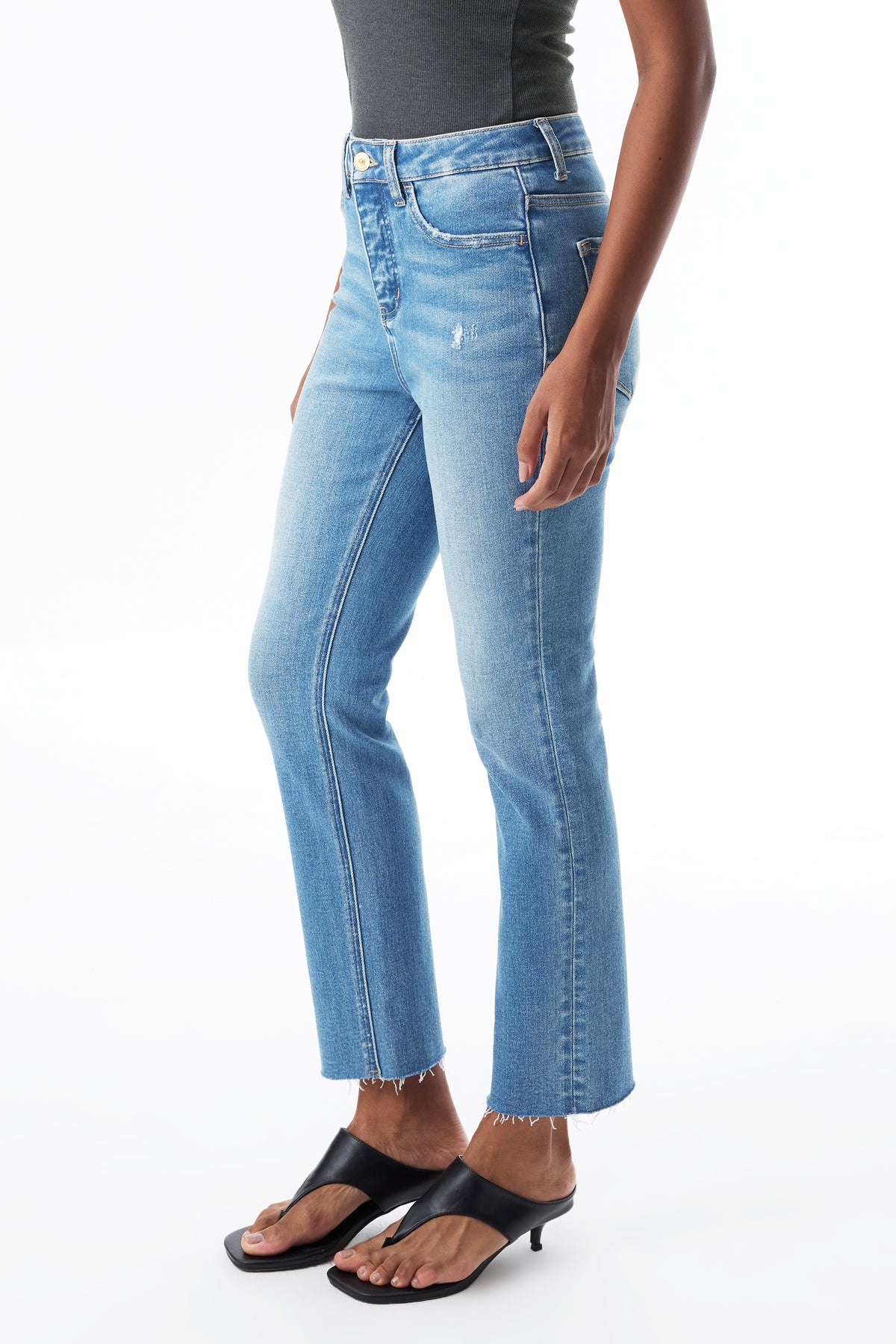 ONESO Chic High Rise Straight Jeans