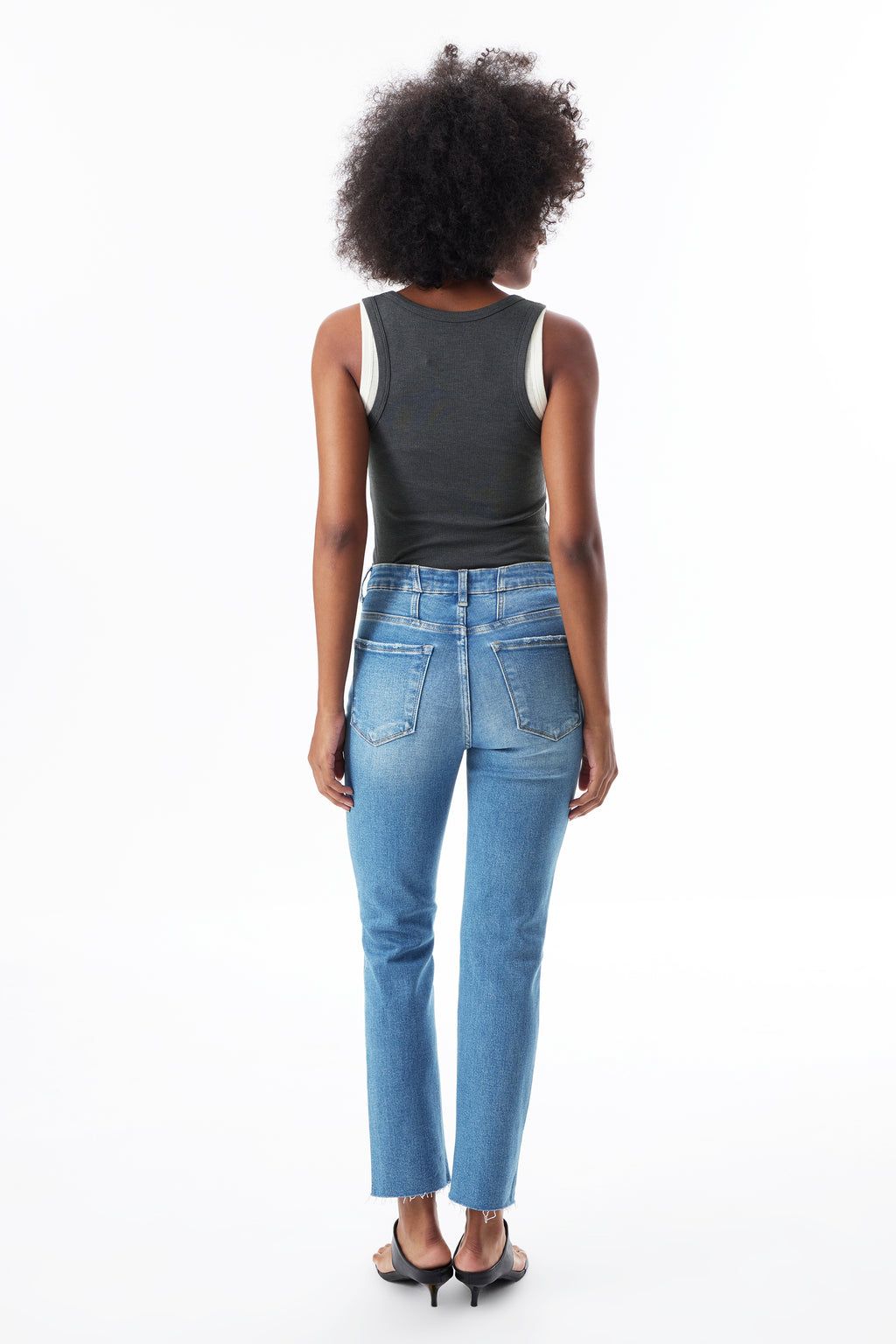 ONESO Chic High Rise Straight Jeans
