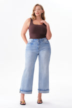 ONESO Effortless High Rise Wide Leg Jeans