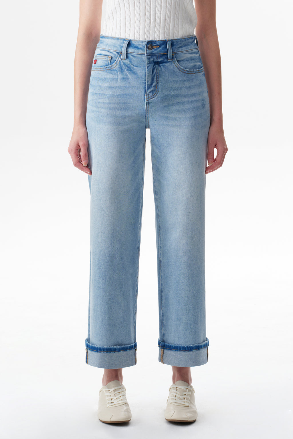 Effortless High Rise Wide Leg Jeans