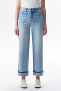 Effortless High Rise Wide Leg Jeans