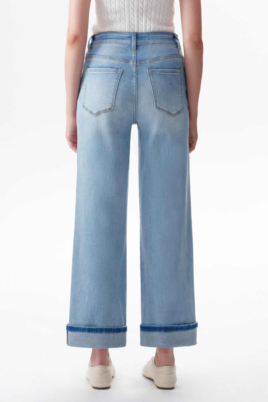 Effortless High Rise Wide Leg Jeans