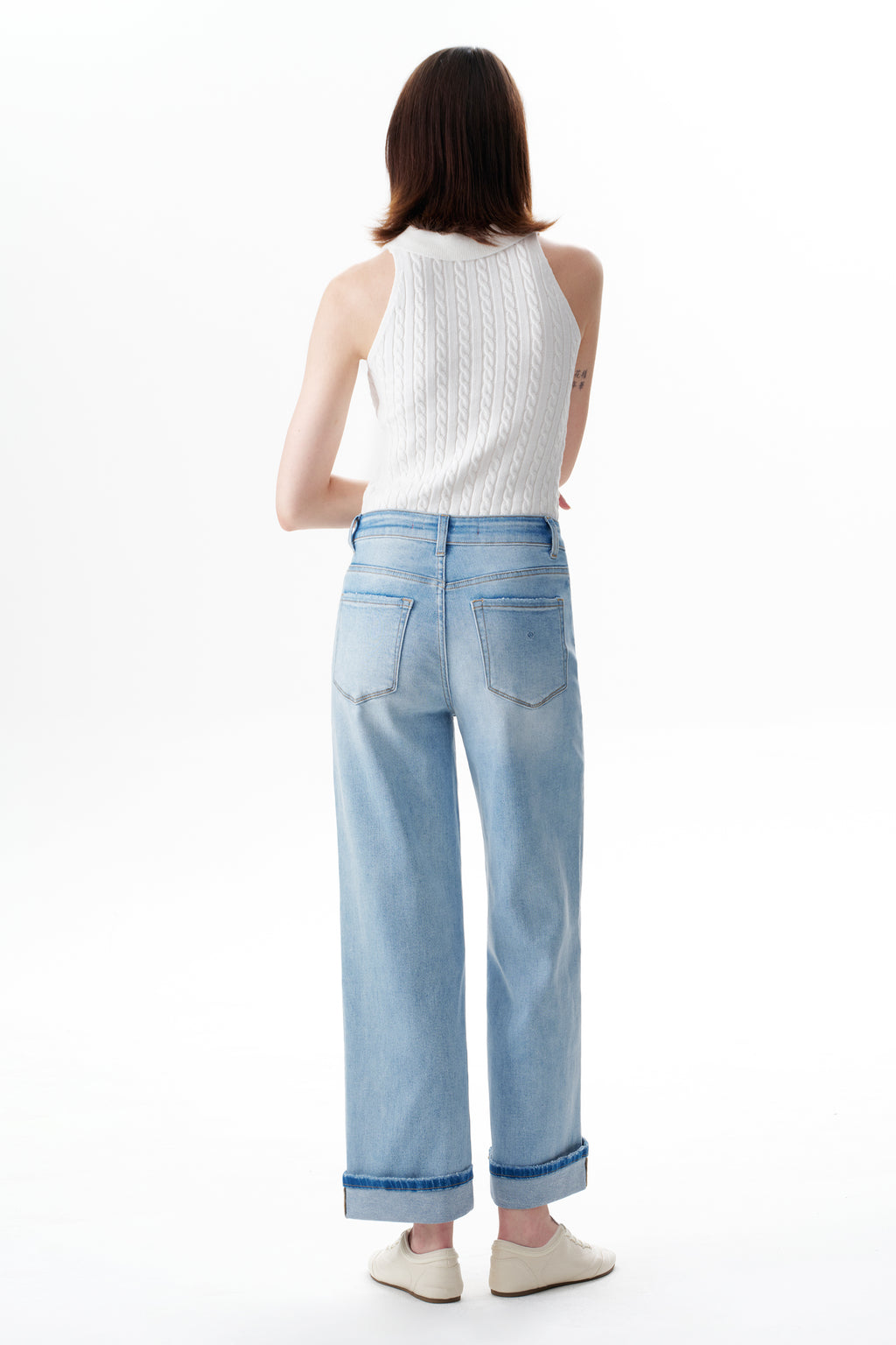 Effortless High Rise Wide Leg Jeans